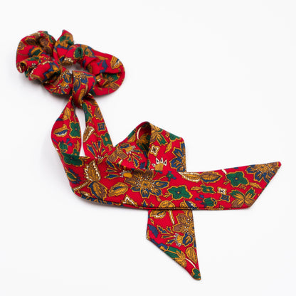 Scrunchie with ribbon Happy Victorius