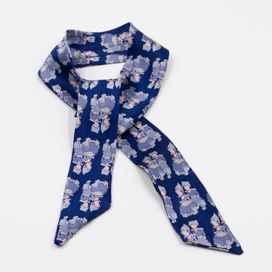 Twilly scarf – Path Paisley