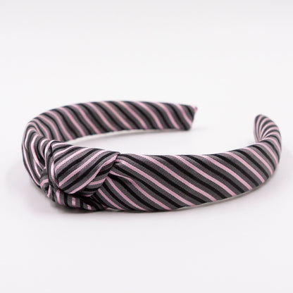 Stevy Streepjes – Diadeem haarband met knoop