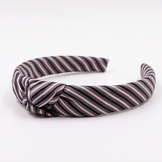 Stevy Streepjes – Diadeem haarband met knoop