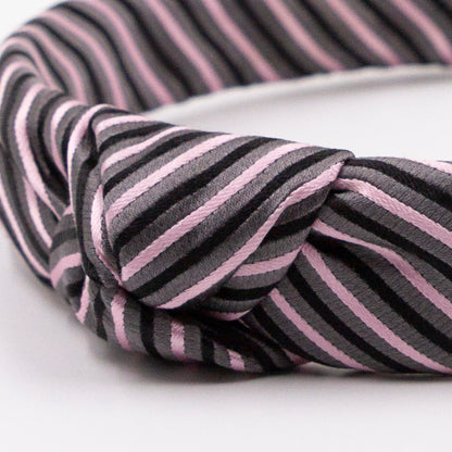 Stevy Streepjes – Diadeem haarband met knoop