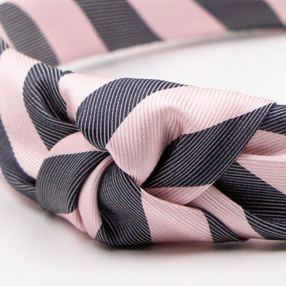 Gestreepte Gerrit – Diadeem haarband met knoop