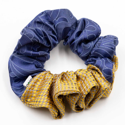 Colorblock scrunchie Siep Sky