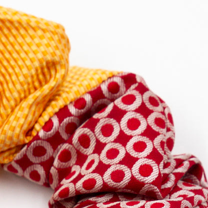 Colorblock scrunchie Cees Cirkels