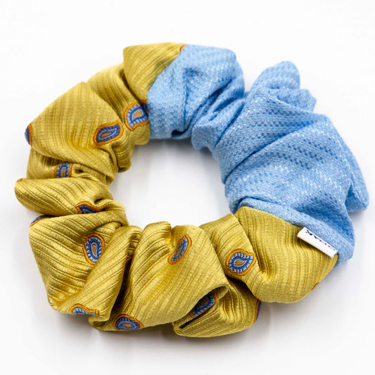 Colorblock scrunchie Zonnige Sunny
