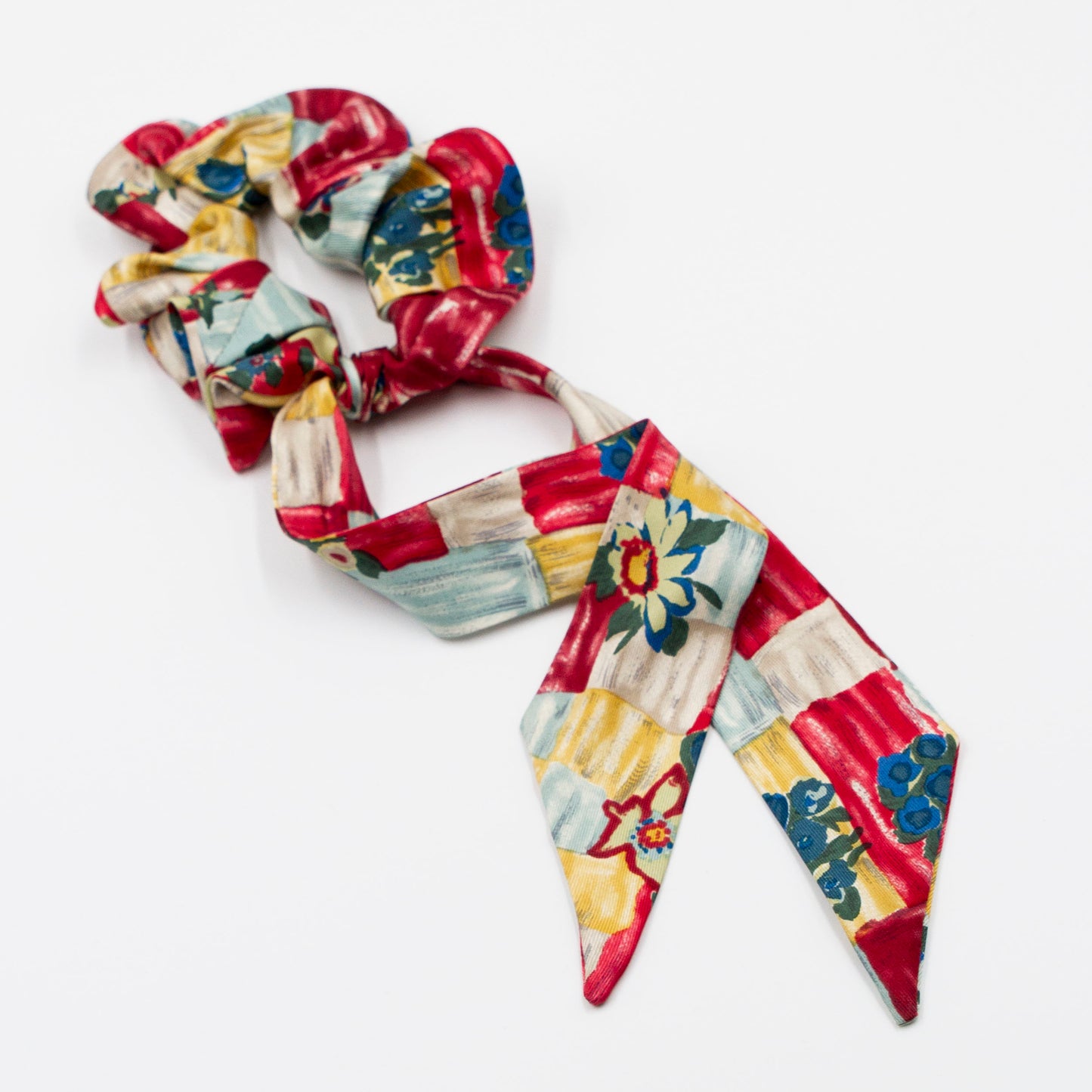 Scrunchie with ribbon Happy Victorius