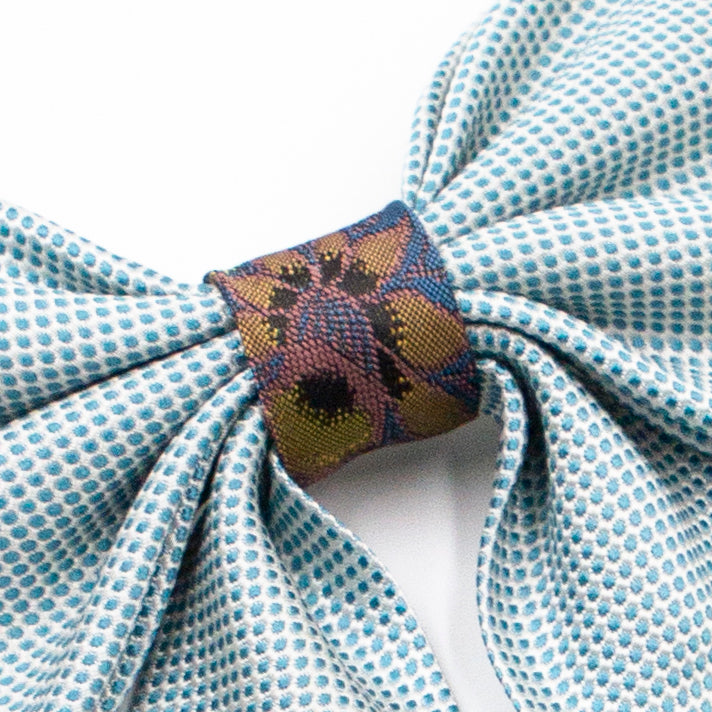 Haarstrik met lint Toon Turquoise