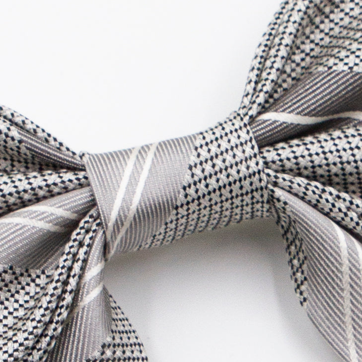 Haarstrik met lint Sil Silver