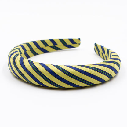 Gestreepte Gertie – Puffy diadeem haarband