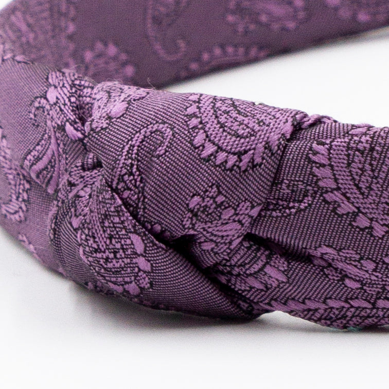 Paulus Paisley – Diadeem haarband met knoop