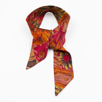 Twilly scarf – Path Paisley