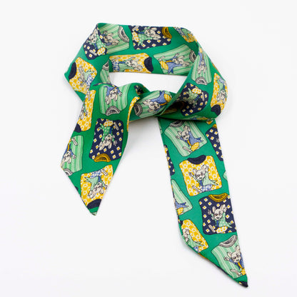 Twilly scarf – Path Paisley