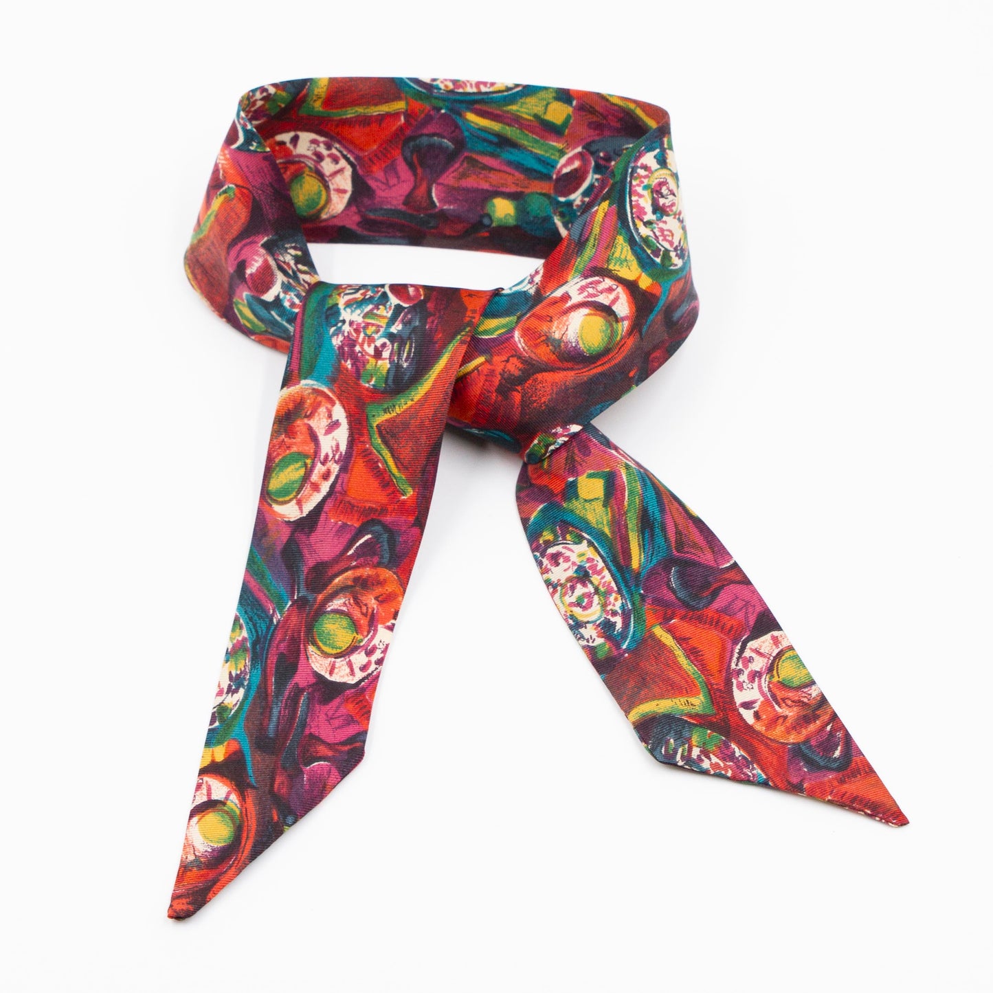 Twilly scarf – Path Paisley