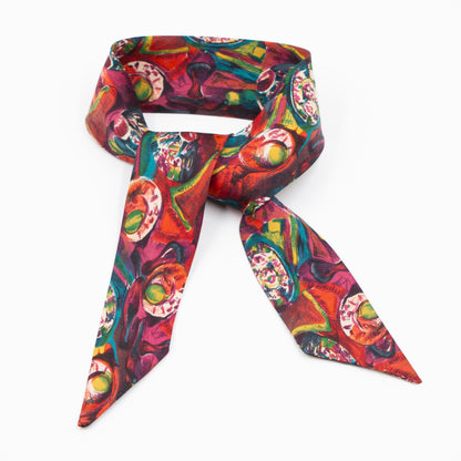 Twilly scarf – Path Paisley