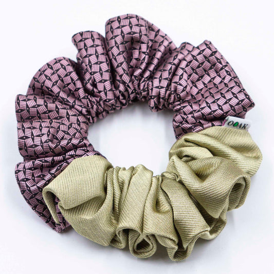 Colorblock scrunchie Disco Donny