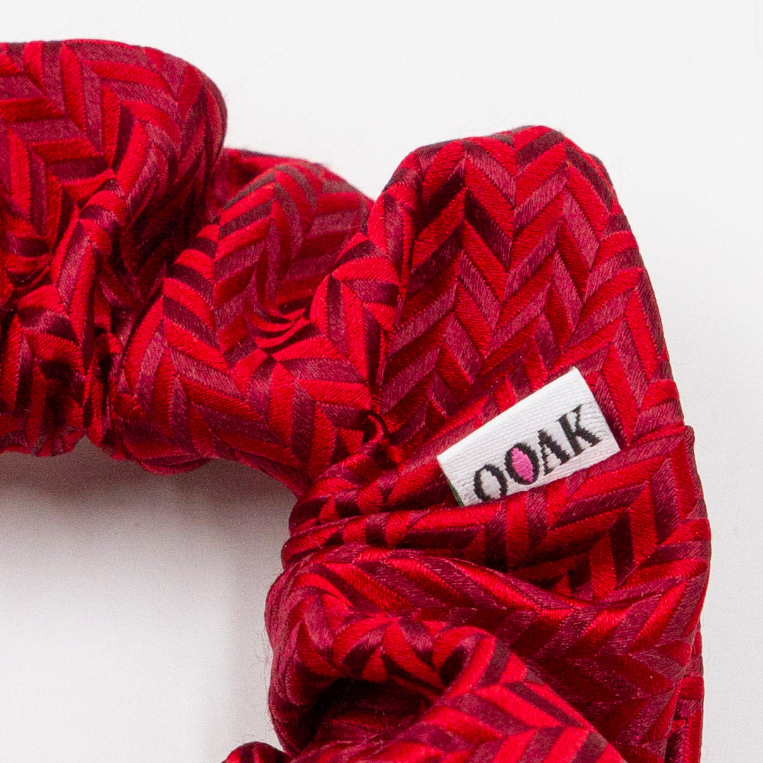 Scrunchie Ziggy Candy Cane