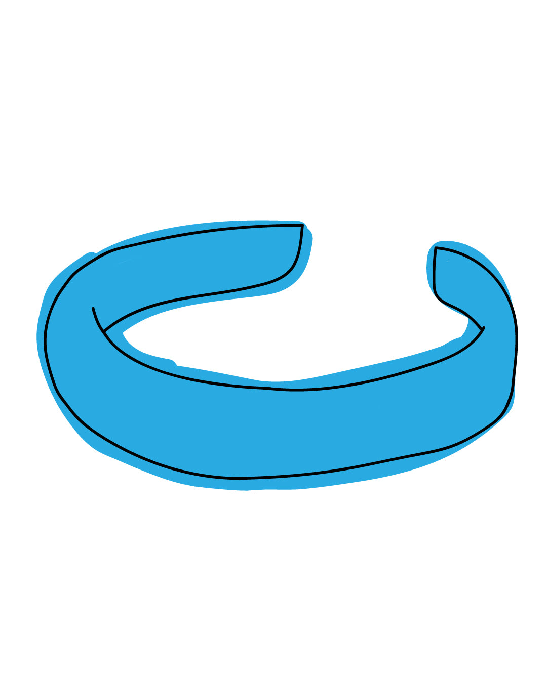 Surprise puffy haarband