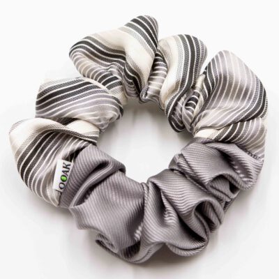 Colorblock scrunchie Sef Silver