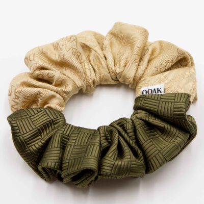 Colorblock scrunchie Anton Armygreen