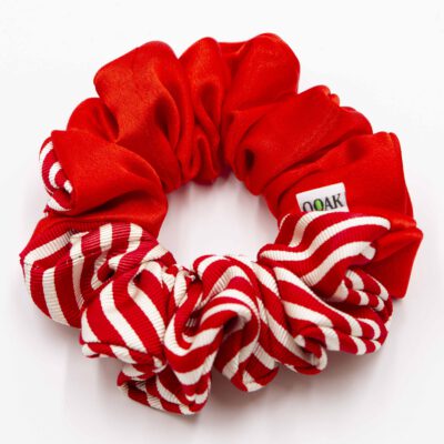 Colorblock scrunchie Coos Candycane