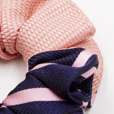 Colorblock scrunchie Pall Pink