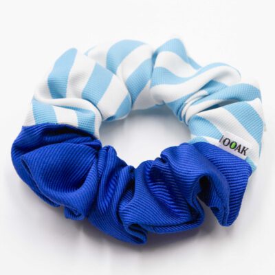 Colorblock scrunchie Grote Smurk